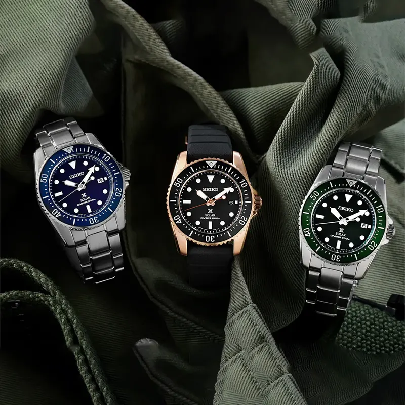 Seiko Prospex Solar Scuba Diver's Blue Dial Men’s Watch- SNE585P1